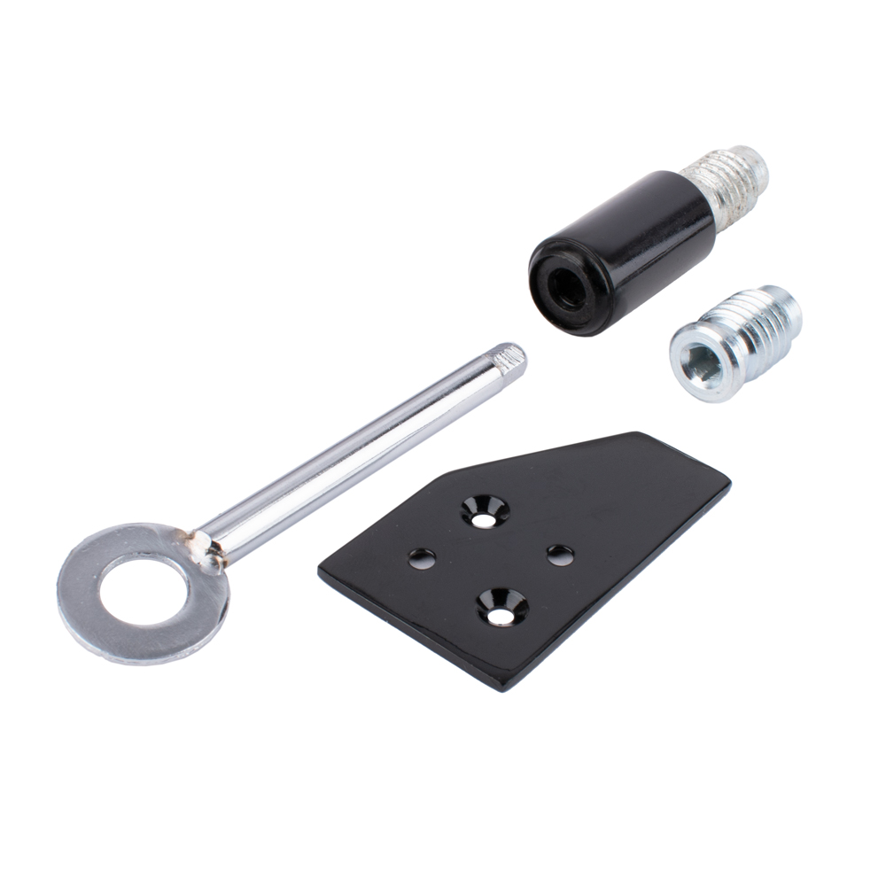 Sash Heritage Sash Stop with Key & 2 Inserts - 28mm - Black Polished